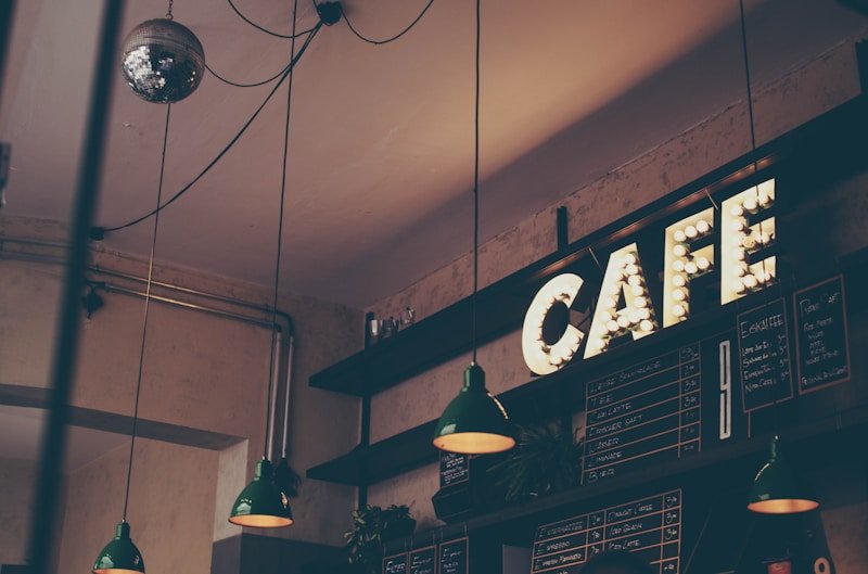 Coffee shop interior in Arlington